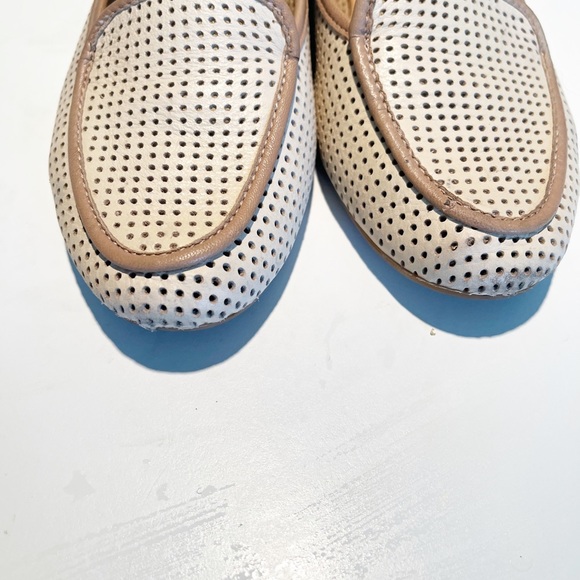 Antonio Melani Perforated Loafers in Tan - Picture 4 of 7